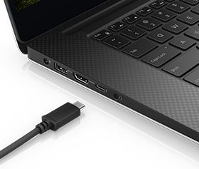 Notebook DELL XPS 9570 stříbrnáčerná