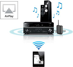 AV receiver YAMAHA RXV685 černý black