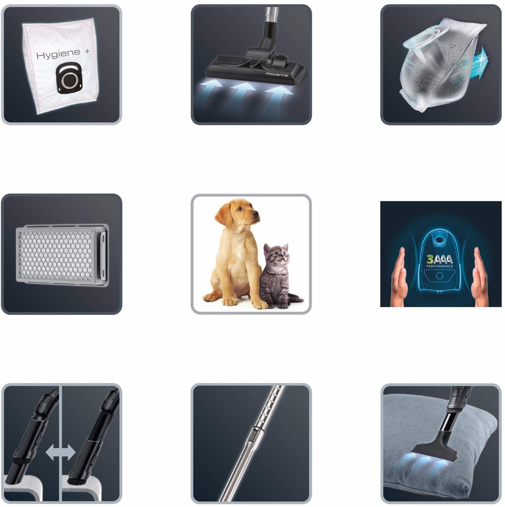 Vysavač ROWENTA Compact Power Animal Care RO3985EA černý black