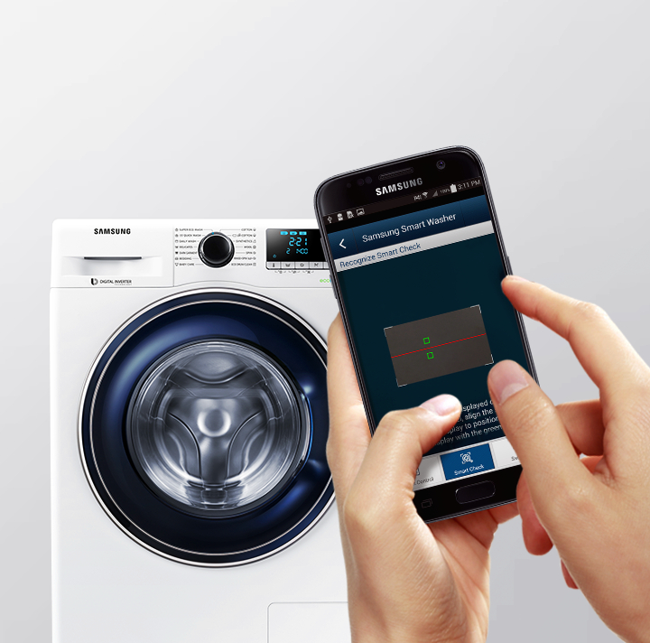 Pračka s předním plněním SAMSUNG WW70J5446DWZE bílá white
