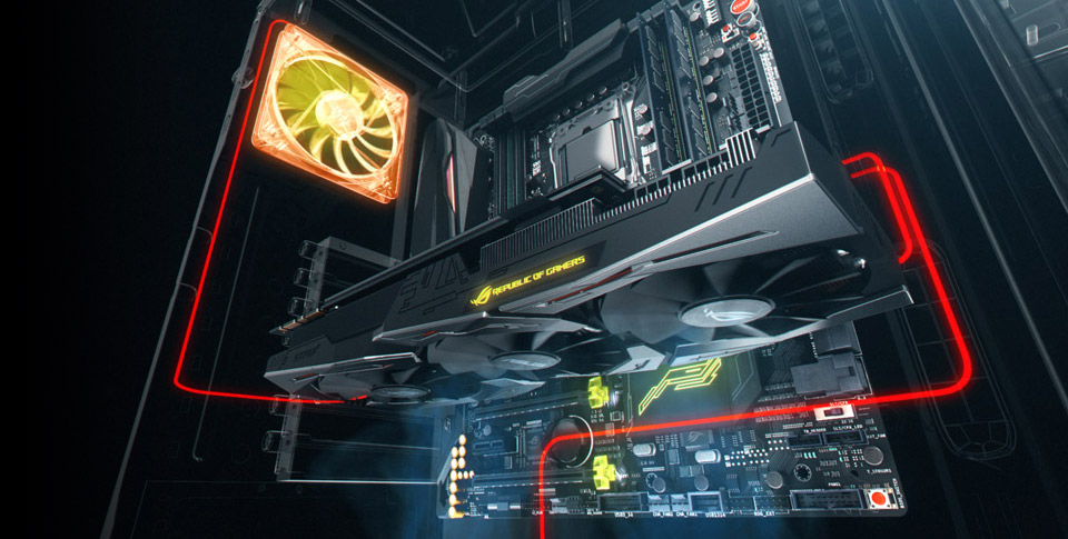 Grafická karta ASUS ROGSTRIXRX5700XTO8G Gaming