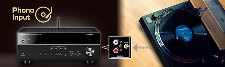 AV receiver YAMAHA RXV685 černý black