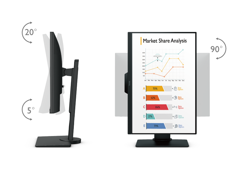 27 LED monitor BENQ 27 LED BL2780T černý black