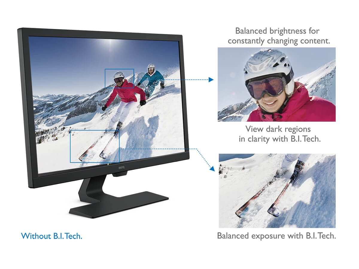 24 LED monitor BENQ 24 LED BL2483 černý black