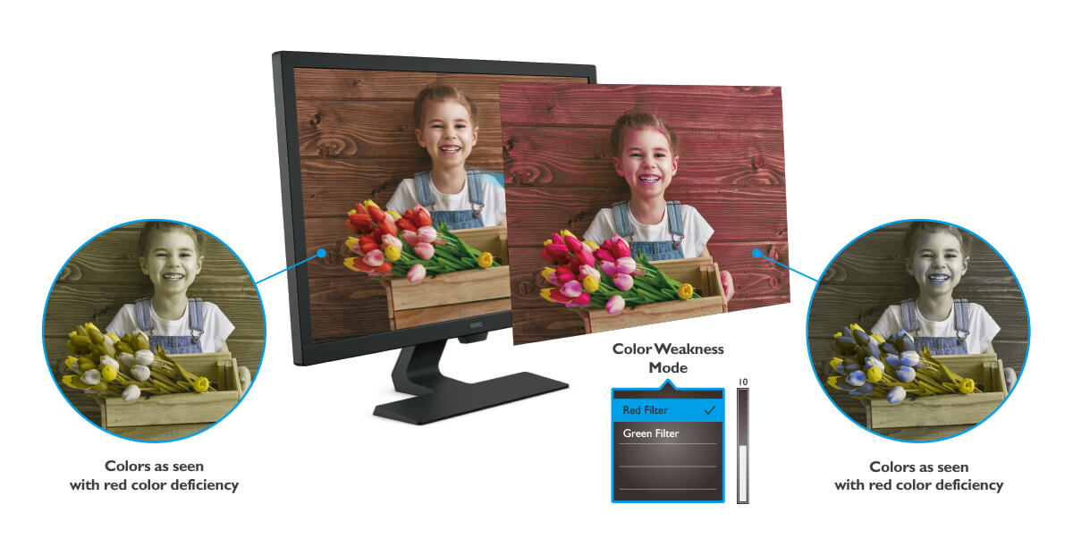 24 LED monitor BENQ 24 LED BL2483 černý black