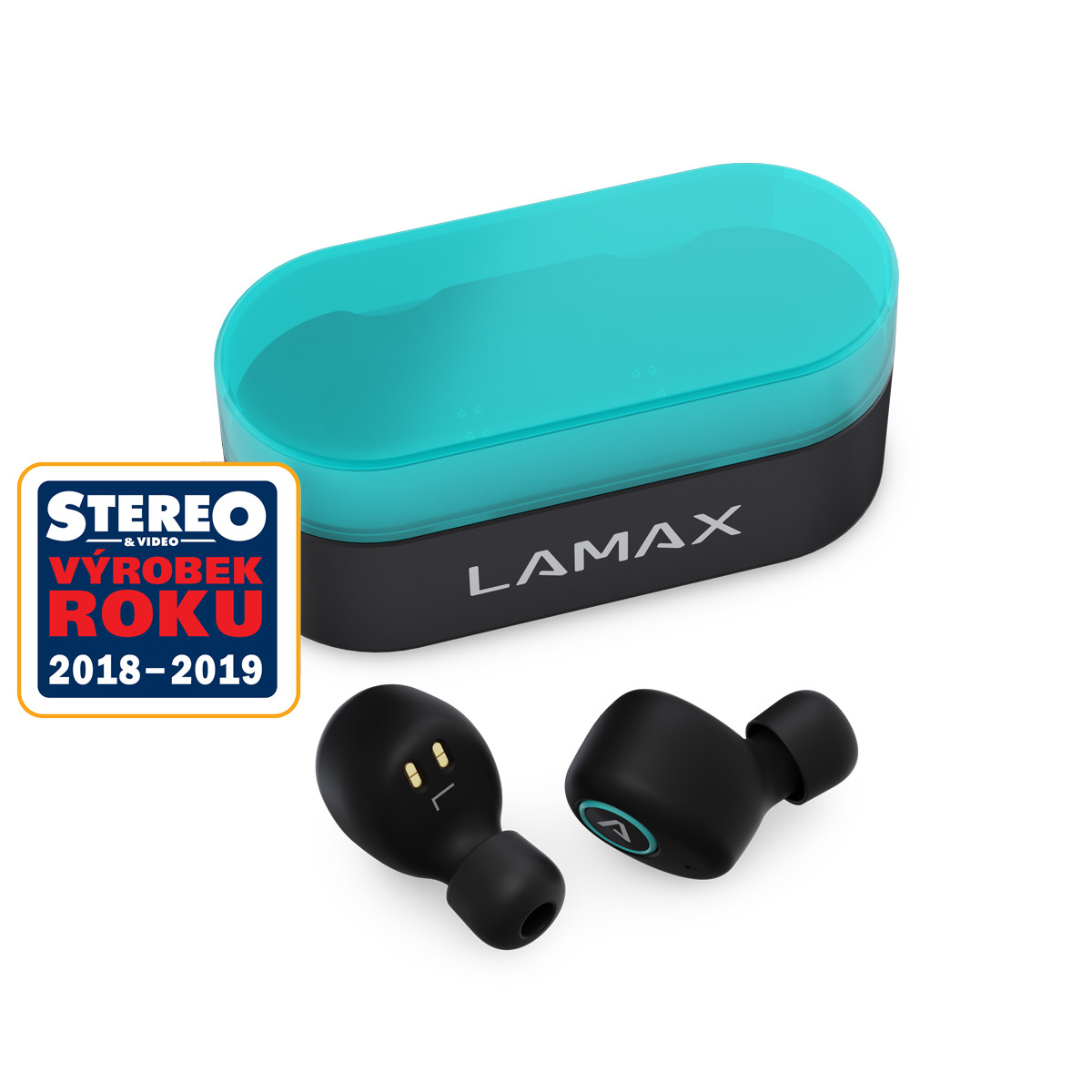 Sluchátka LAMAX Dots1 černý black