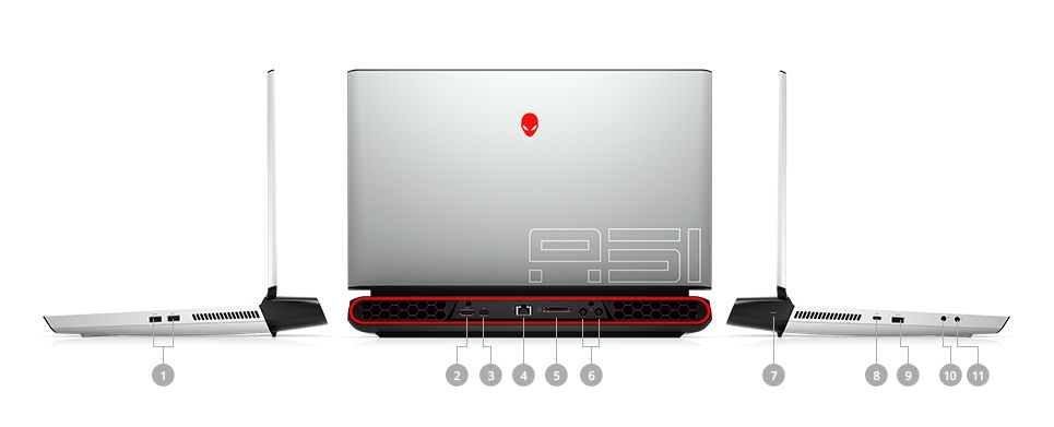 Herní notebook DELL Alienware 51m černý black