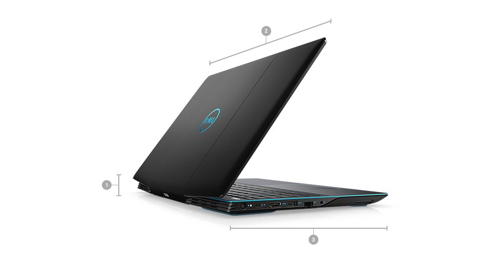 Herní notebook DELL Inspiron G3 3590 bílý white