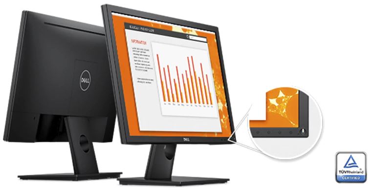 23 LED monitor DELL E2318H černý black