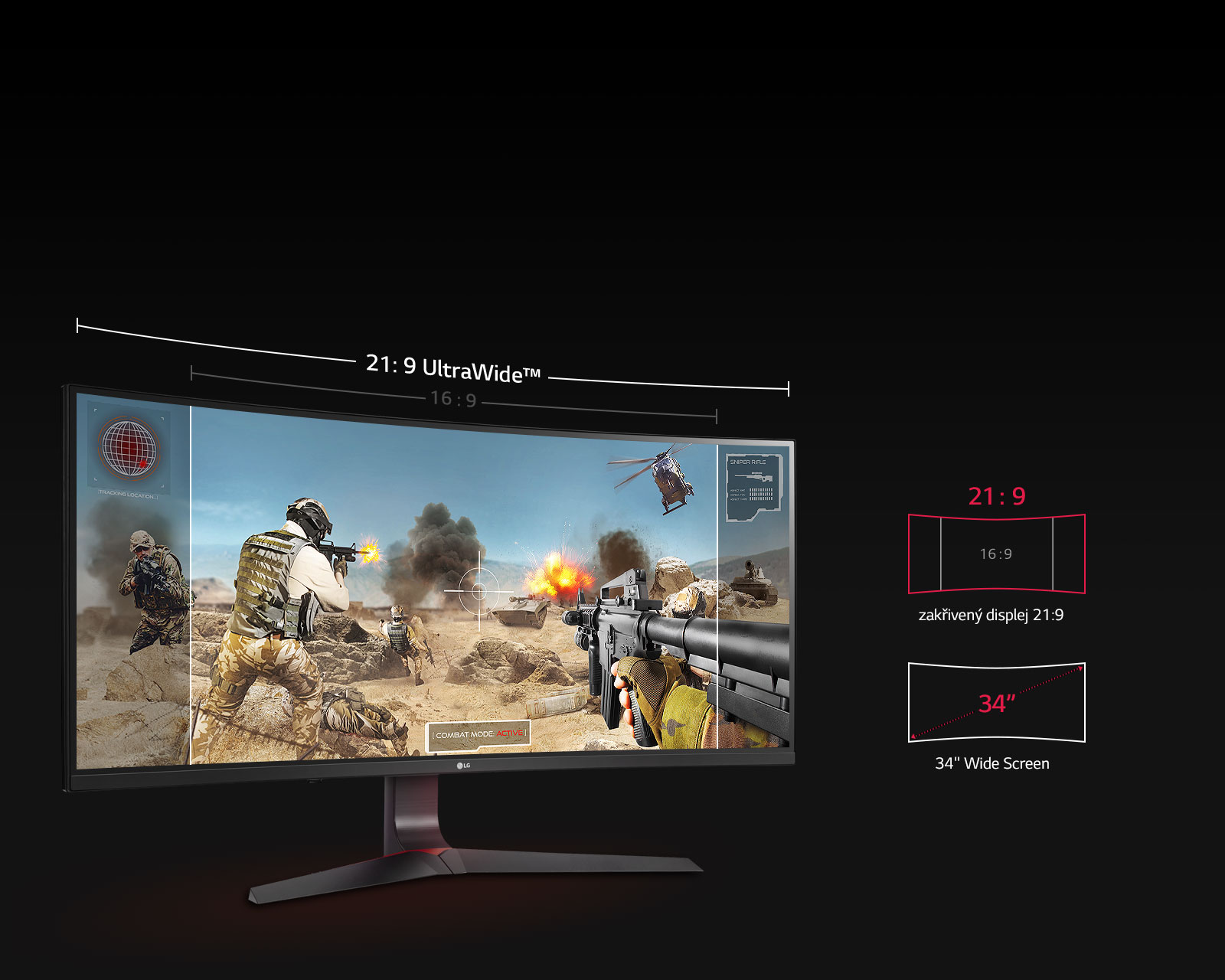 34 LED monitor LG 34GL750