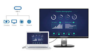 Prohnutý LED monitor PHILIPS 439P9H