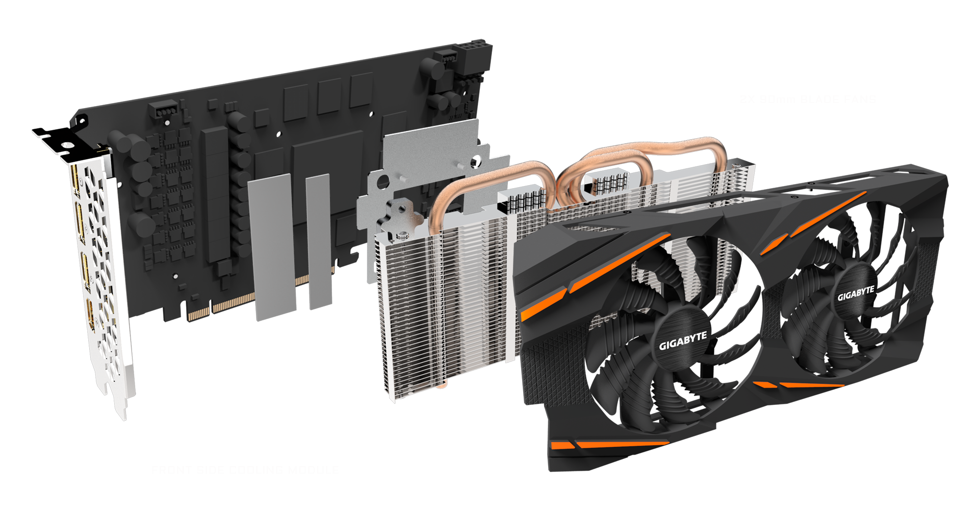 Grafická karta GIGABYTE Radeon™ RX 590 GAMING 8G rev 20