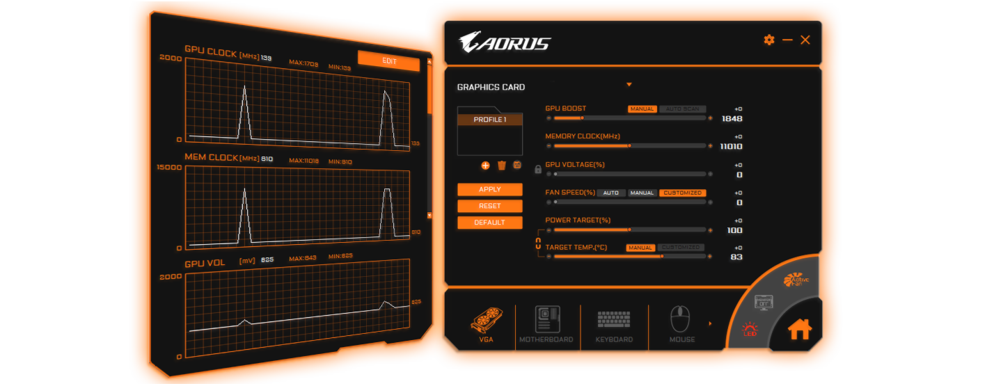 Grafická karta GIGABYTE Radeon™ RX 590 GAMING 8G rev 20