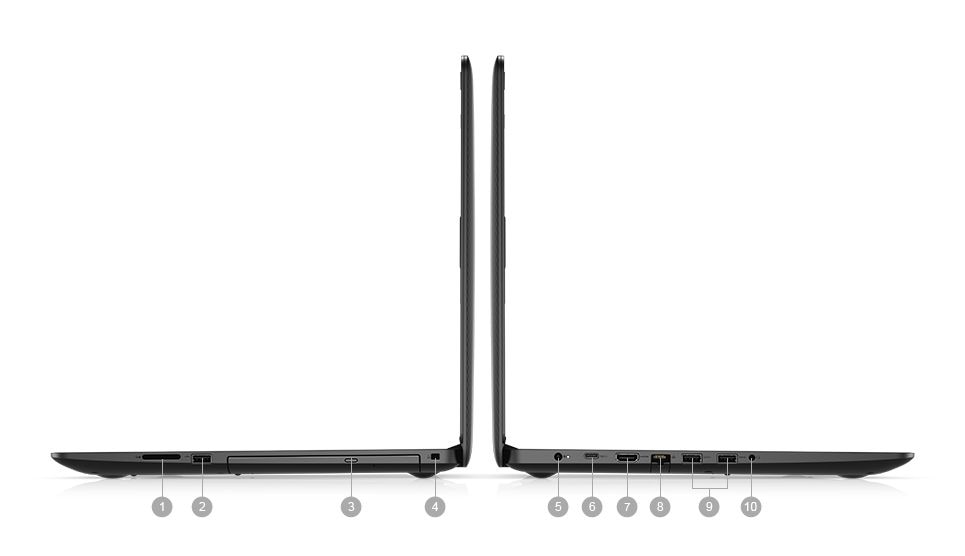 Notebook DELL Inspiron 17 3000 3793 černý black