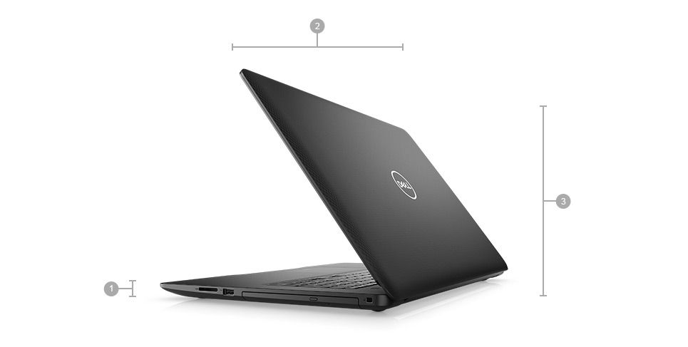 Notebook DELL Inspiron 17 3000 3793 černý black