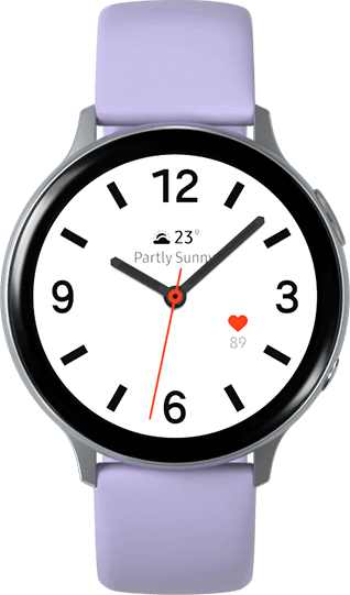 Chytré hodinky SAMSUNG Galaxy Watch Active 2  R820 Aluminium 44mm Black černý black