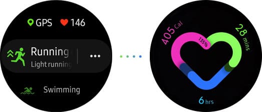 Chytré hodinky SAMSUNG Galaxy Watch Active 2  R820 Aluminium 44mm Black černý black