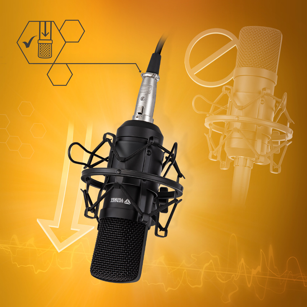 Mikrofon YENKEE YMC 1030 STREAMER