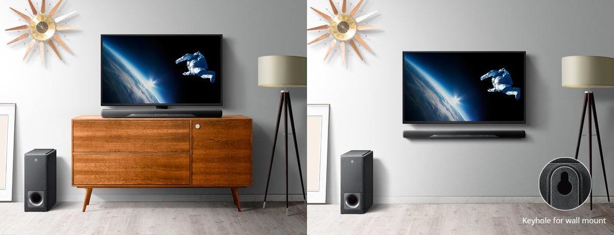 Soundbar YAMAHA YAS207 černý black