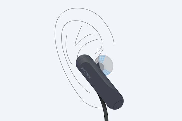 Bezdrátová sluchátka SONY WISP500 žlutá yellow