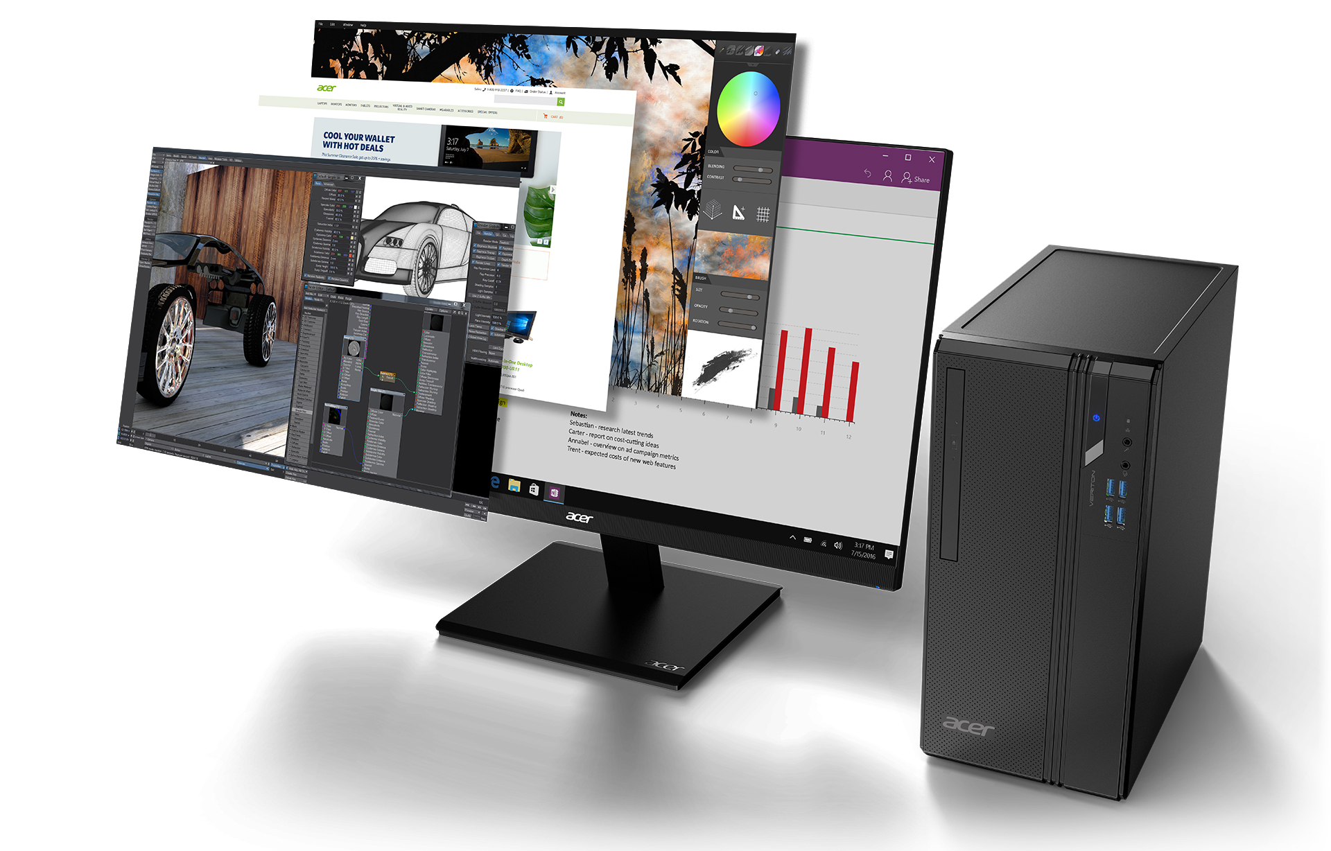 Počítač ACER Veriton E ES2735G