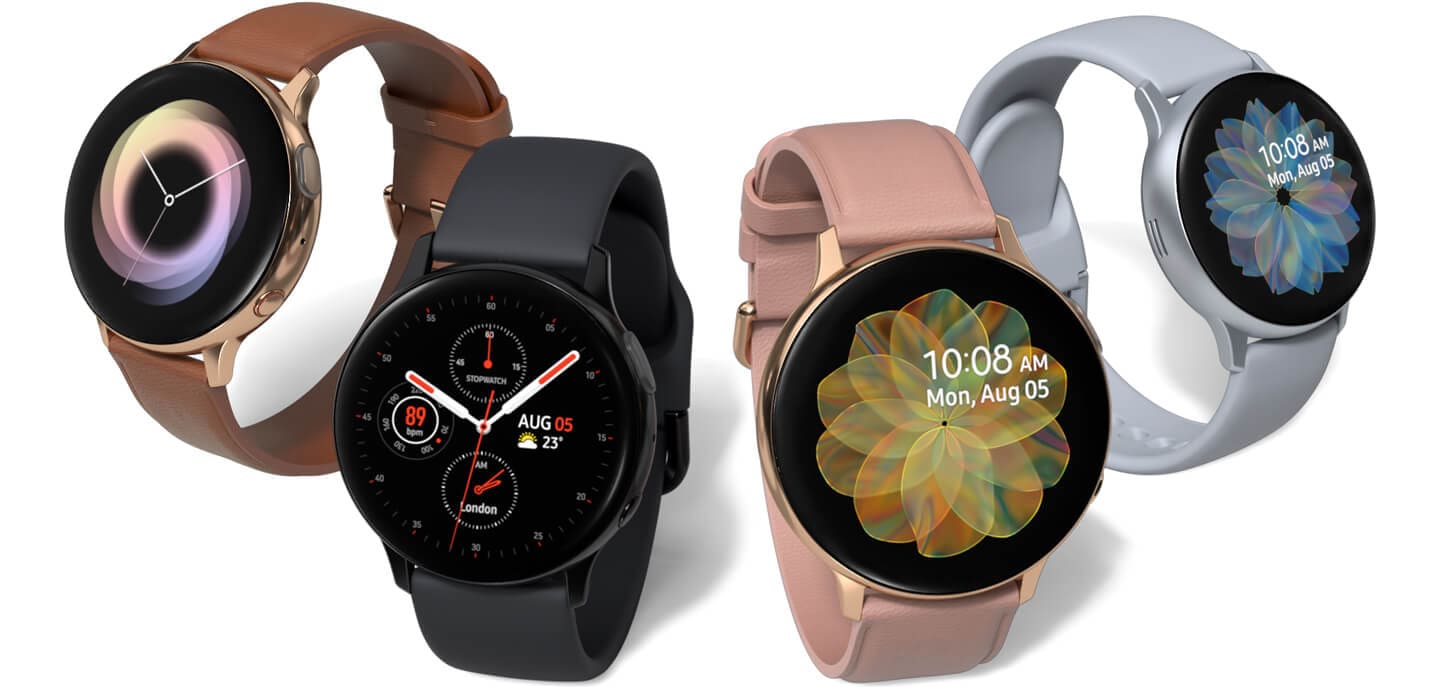 Chytré hodinky SAMSUNG Galaxy Watch Active 2  R830 Aluminium 40mm Silver stříbrný silver