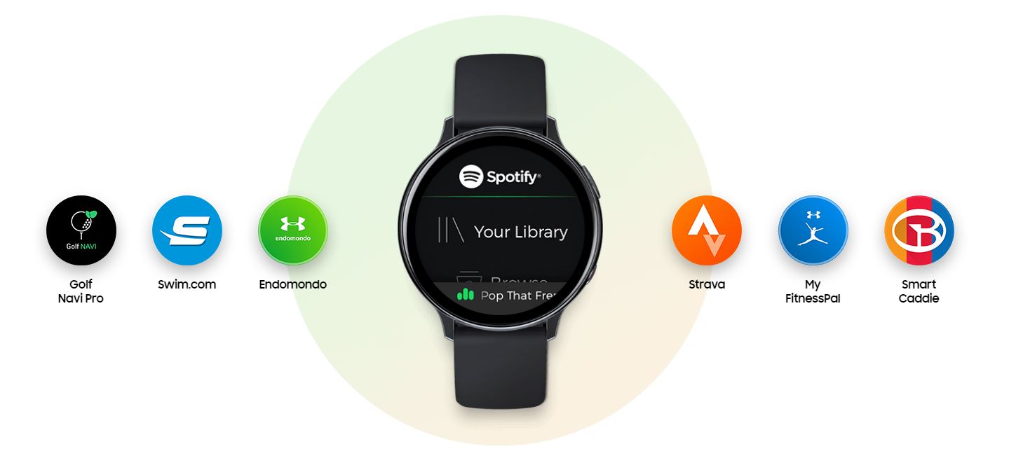 Chytré hodinky SAMSUNG Galaxy Watch Active 2  R830 Aluminium 40mm Silver stříbrný silver