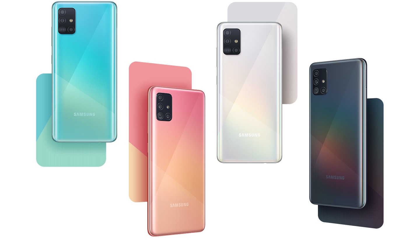 Mobilní telefon SAMSUNG Galaxy A51 SMA515F DualSIM bílý white