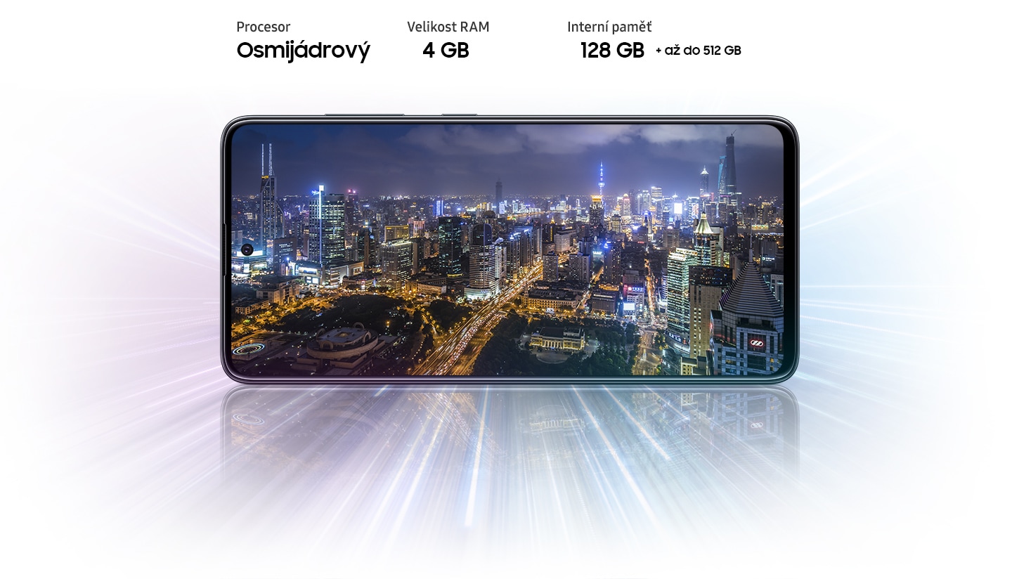 Mobilní telefon SAMSUNG Galaxy A51 SMA515F DualSIM bílý white