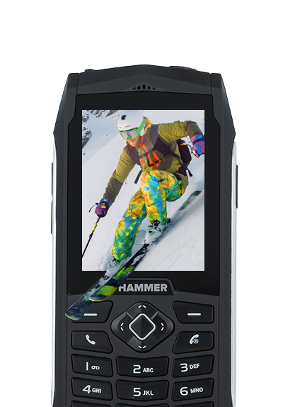 Mobilní telefon MYPHONE HAMMER 3 stříbný silver