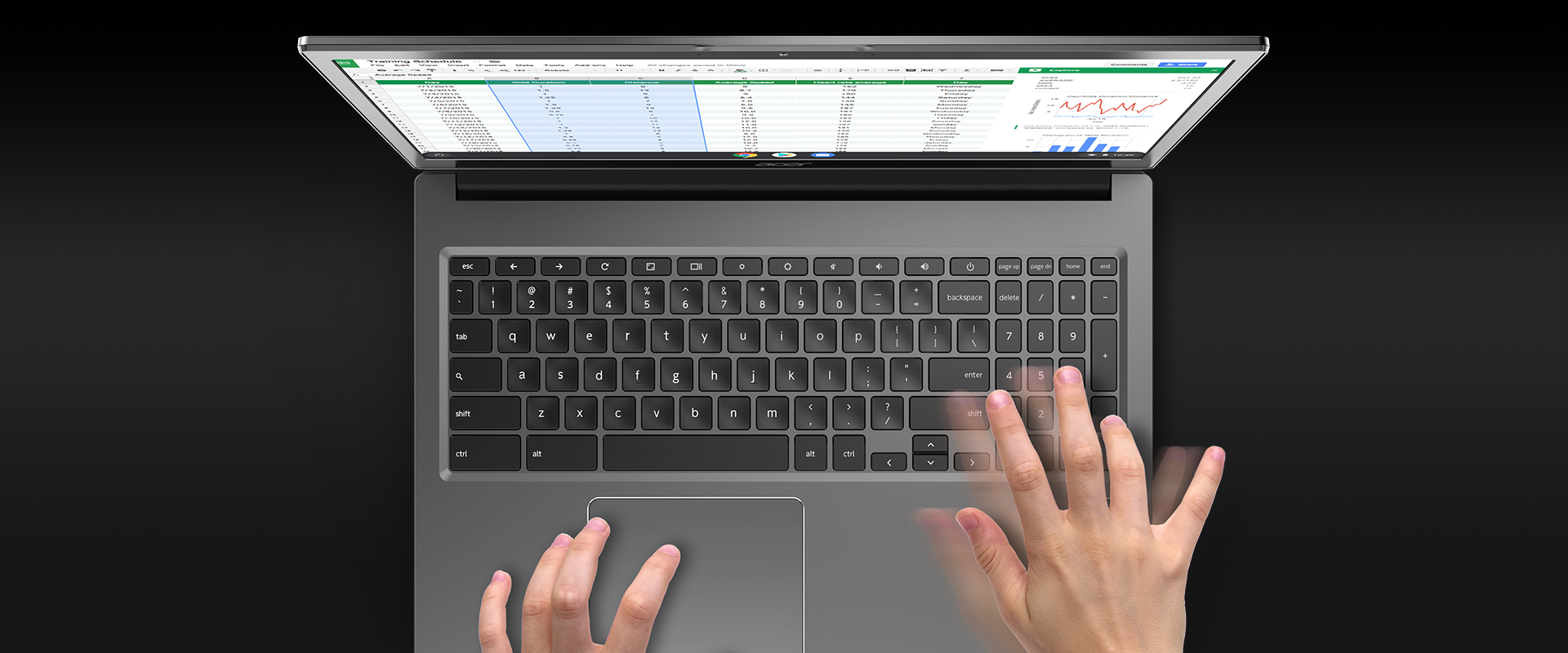 Notebook ACER Chromebook 715 CB7151WT37RH šedý gray