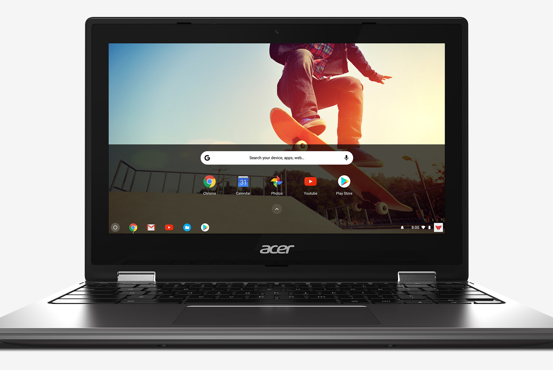 Notebook ACER Chromebook Spin 11 CP3113HK7MV stříbrný silver