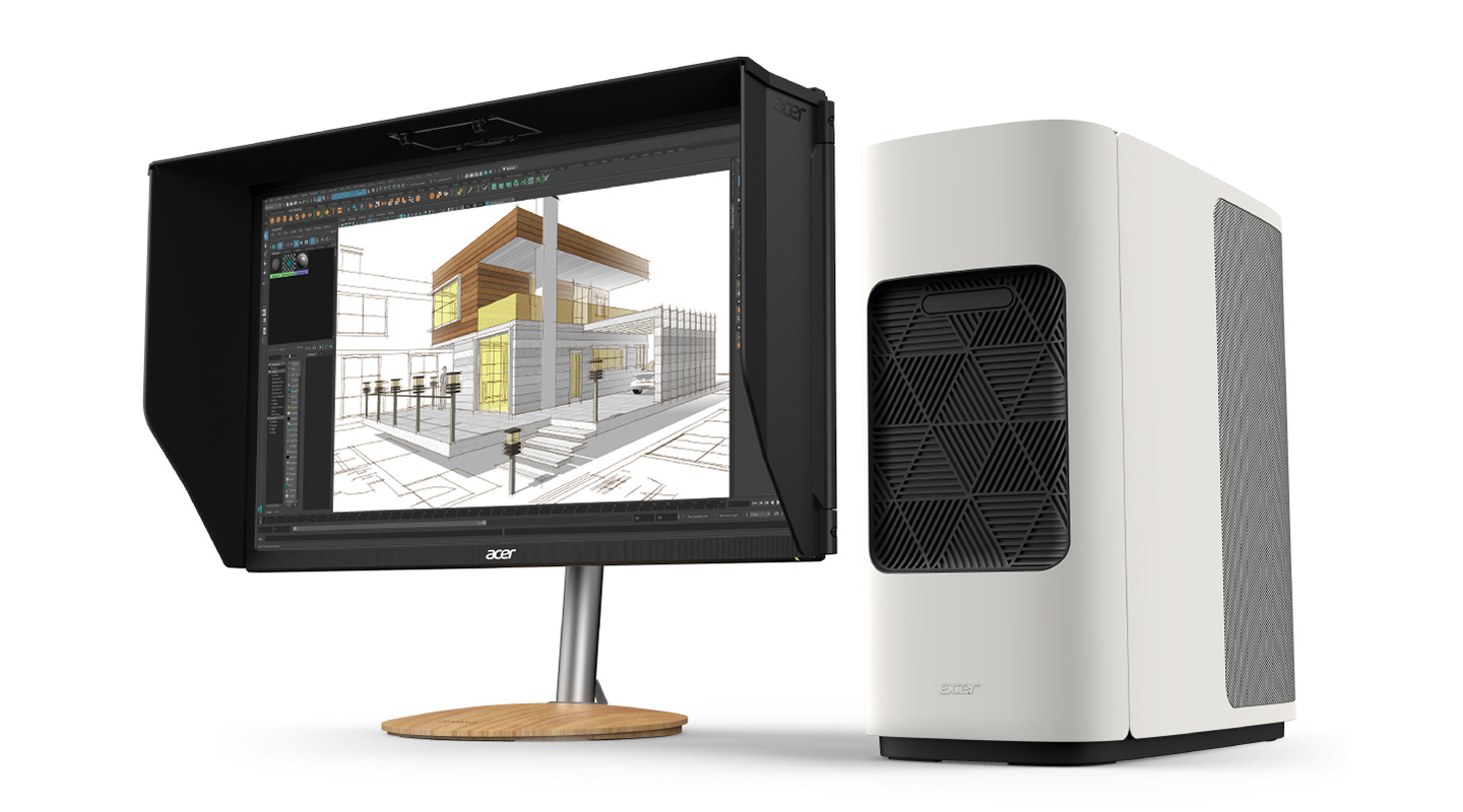 Počítač ACER ConceptD 500 DTC03EC001 bílý white