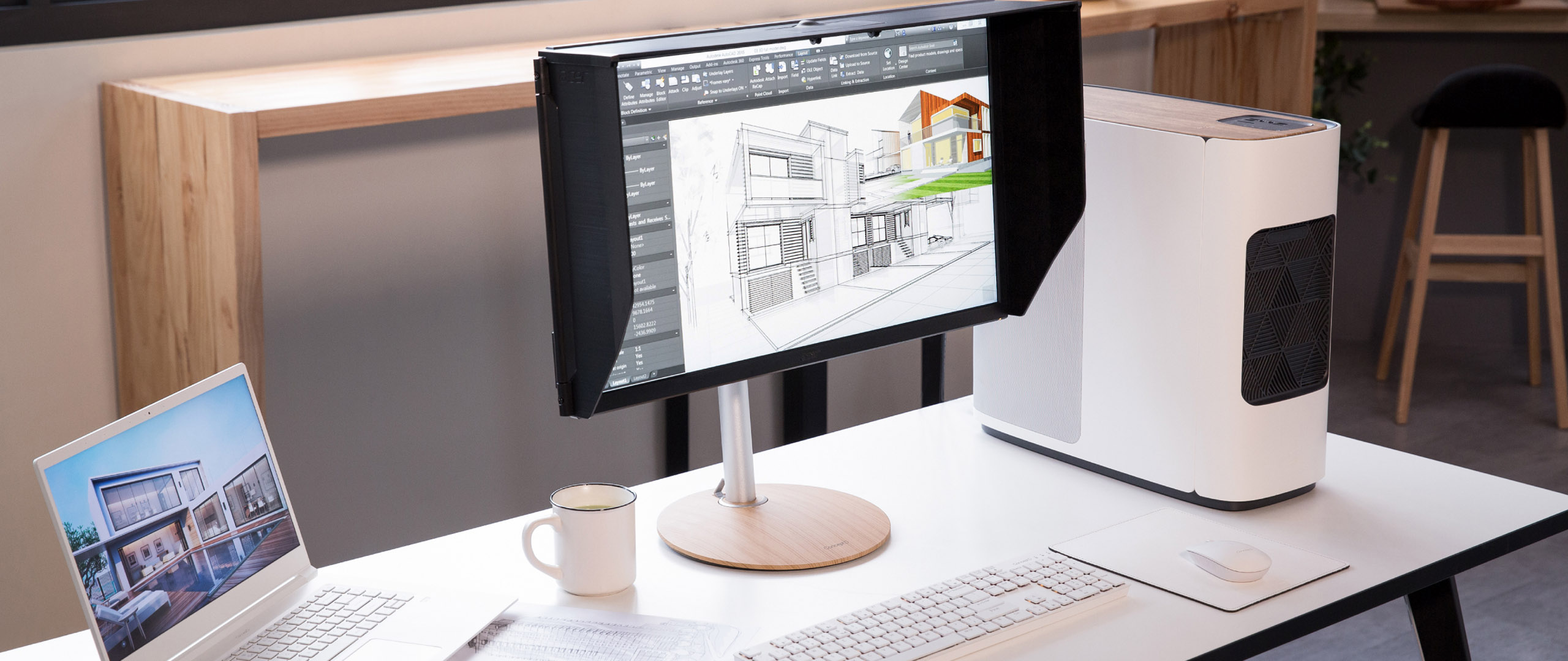 Počítač ACER ConceptD 500 DTC03EC001 bílý white