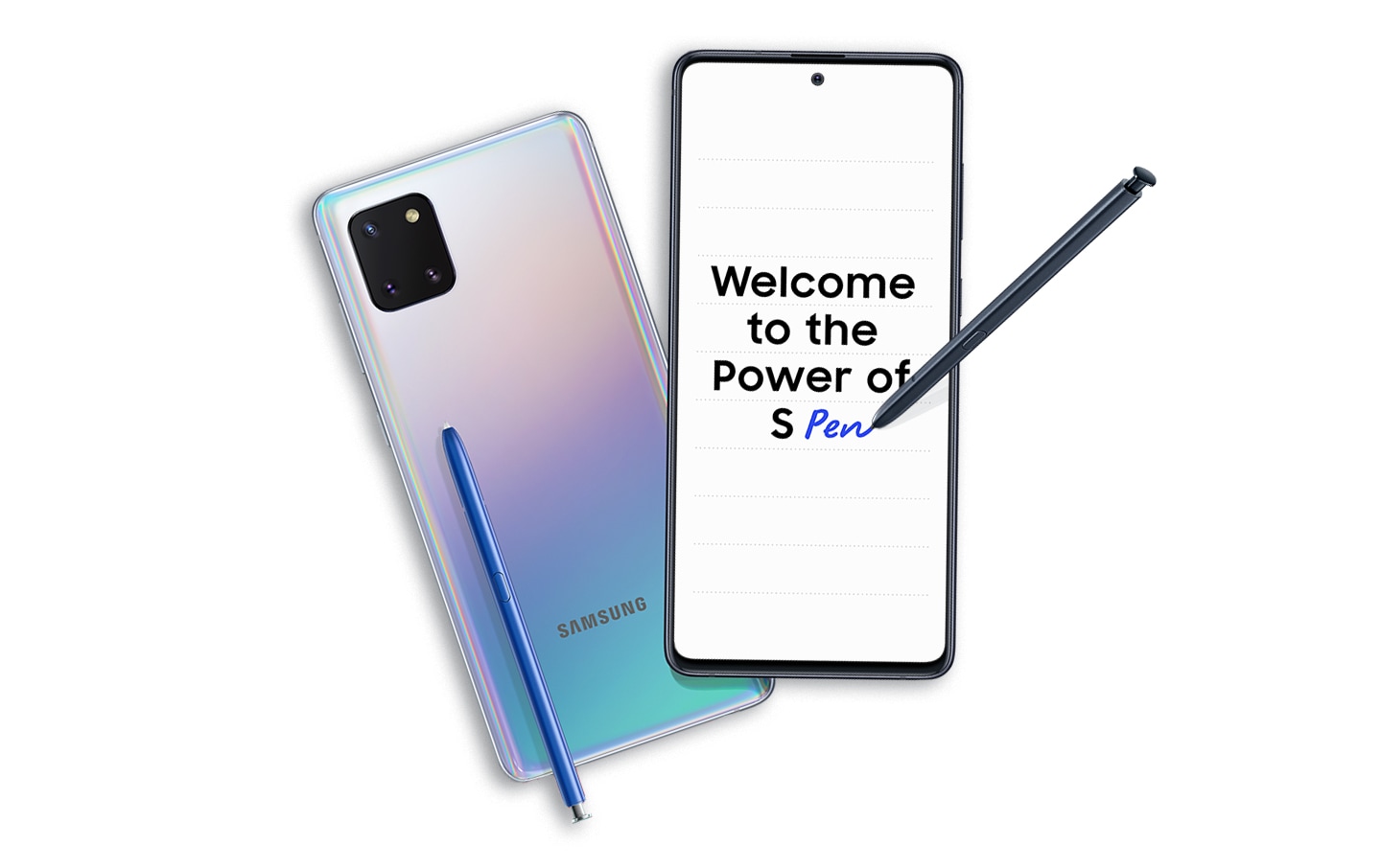 Mobilní telefon SAMSUNG Note 10 Lite stříbrný silver