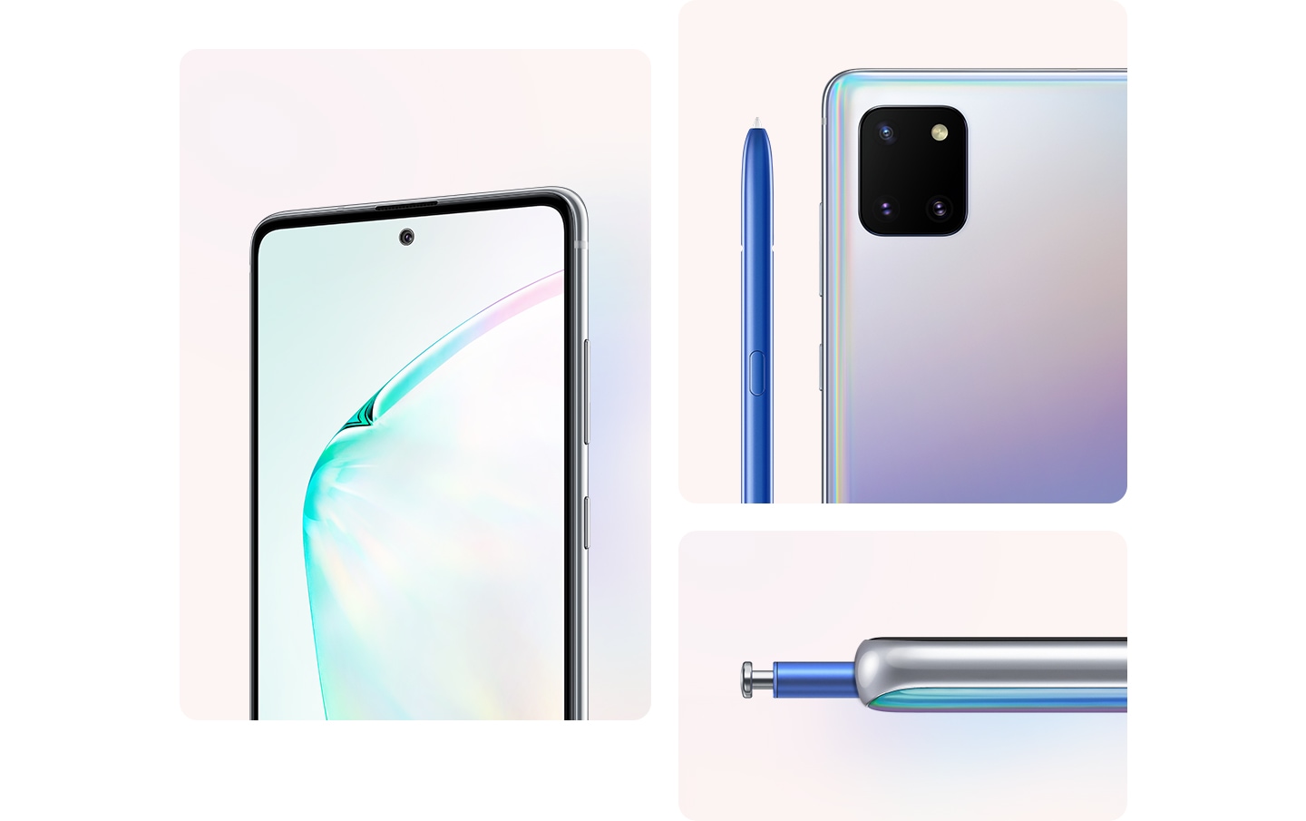 Mobilní telefon SAMSUNG Note 10 Lite stříbrný silver