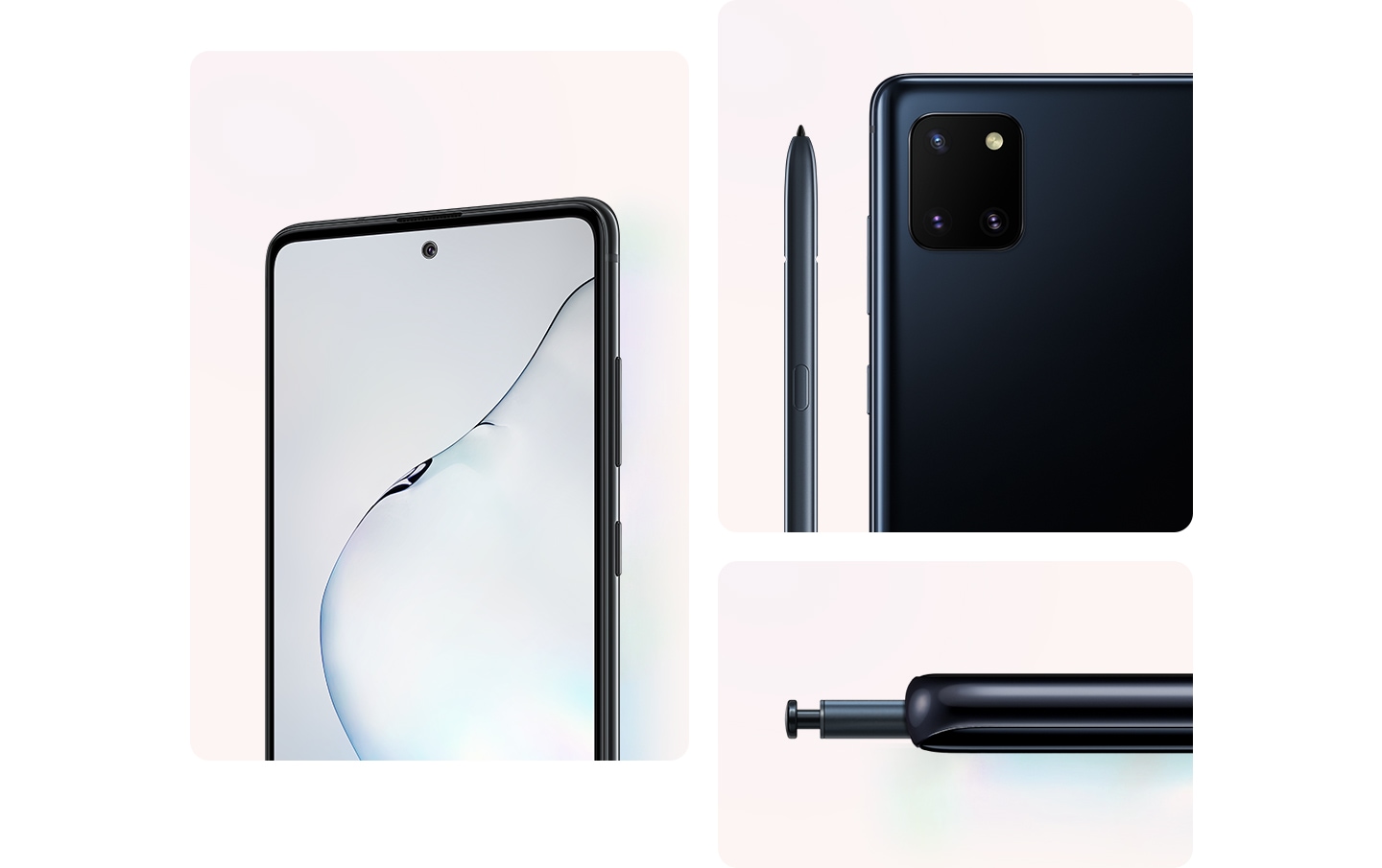 Mobilní telefon SAMSUNG Note 10 Lite stříbrný silver