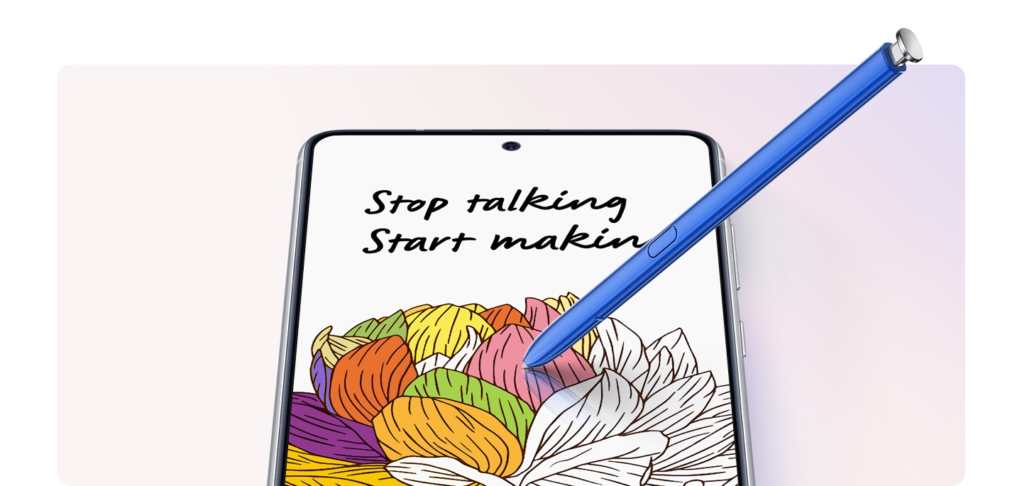 Mobilní telefon SAMSUNG Note 10 Lite stříbrný silver