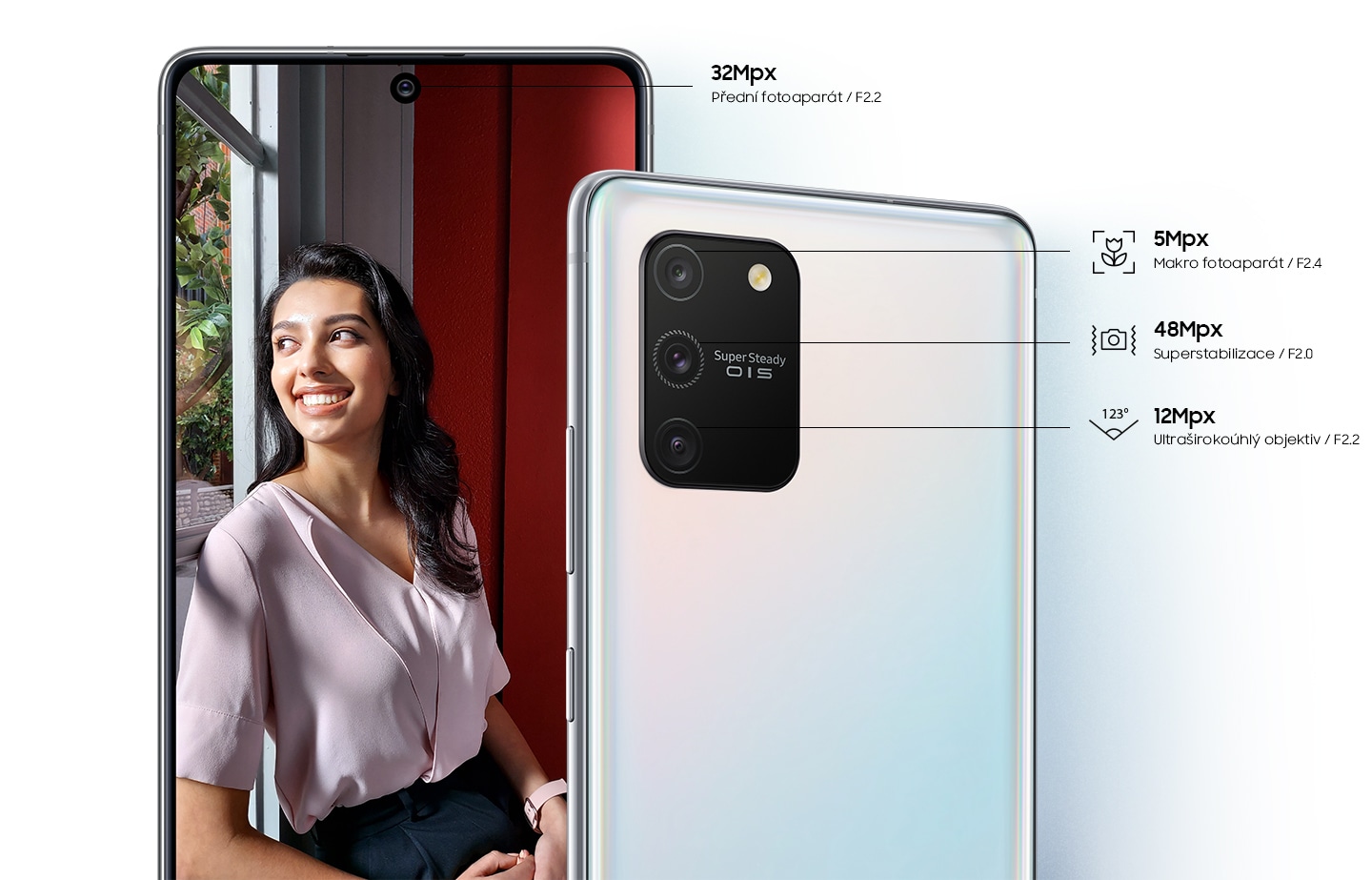 Mobilní telefon SAMSUNG Galaxy S10 Lite modrá blue