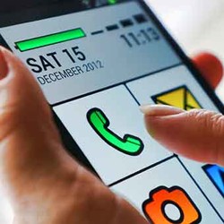 Mobilní telefon pro seniory ALIGATOR S5540 Senior 32GB růžovozlatý