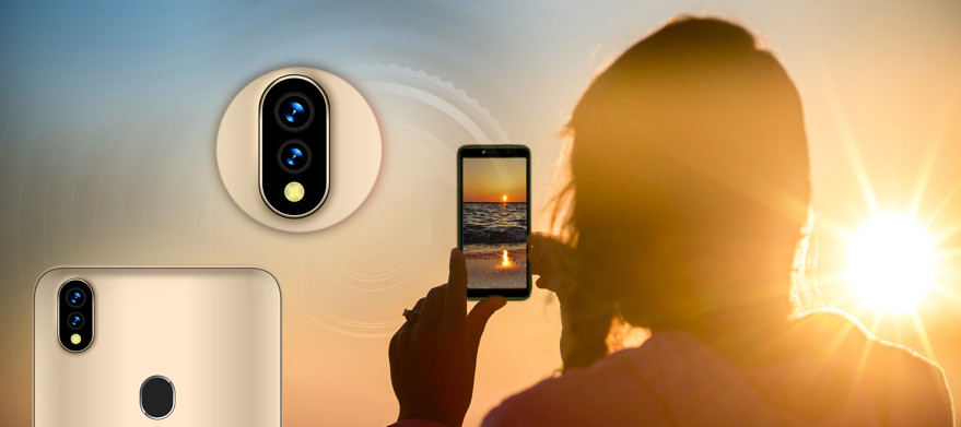 Mobilní telefon pro seniory ALIGATOR S5540 Senior 32GB růžovozlatý