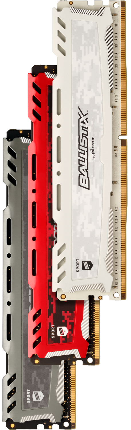 Paměťový modul CRUCIAL 8GB DDR4 3200MHz Ballistix Sport LT bílá white