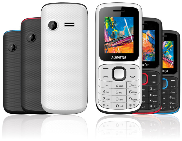 Mobilní telefon ALIGATOR D210 Dual sim bílýčerný whiteblack