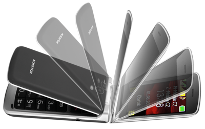 Mobilní telefon pro seniory + stolní nabíječka ALIGATOR V710 SENIOR černýstříbrný blacksilver