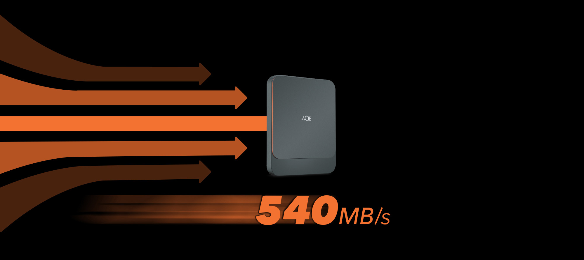 Externí SSD disk LaCie Portable SSD 2TB STHK2000800 černý black