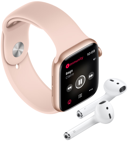 Chytré hodinky APPLE Watch S5 40mm stříbrnábílá silverwhite