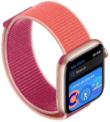 Chytré hodinky APPLE Watch S5 40mm stříbrnábílá silverwhite