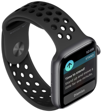 Chytré hodinky APPLE Watch S5 40mm stříbrnábílá silverwhite