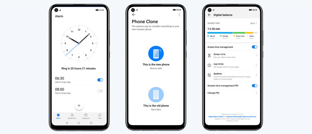Mobilní telefon HUAWEI P40 Lite E černý black