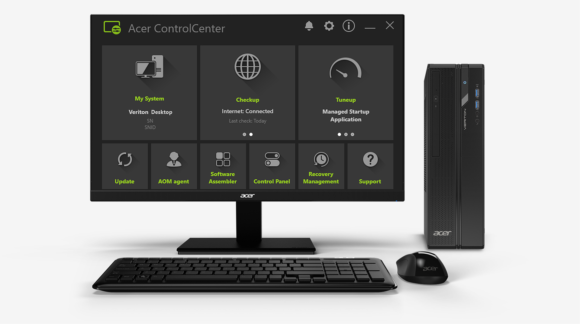 Počítač ACER Veriton EX2620G černý black